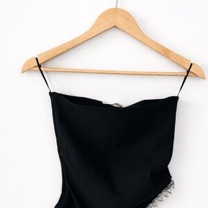 ZARA JEWEL STRAPLESS TOP